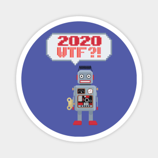 2020 WTF? Retro Robot Magnet